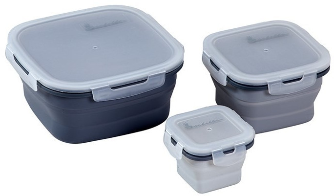 Isabella Folding Food Box Set, Collapsable Storage Container Camping Accessories