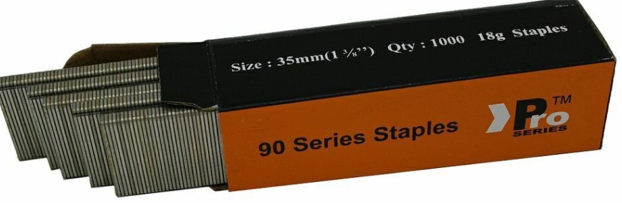 90 Type Staples: Size 35mm x 2000 (for Staplers Paslode, Dewalt, s7, Pro Series)
