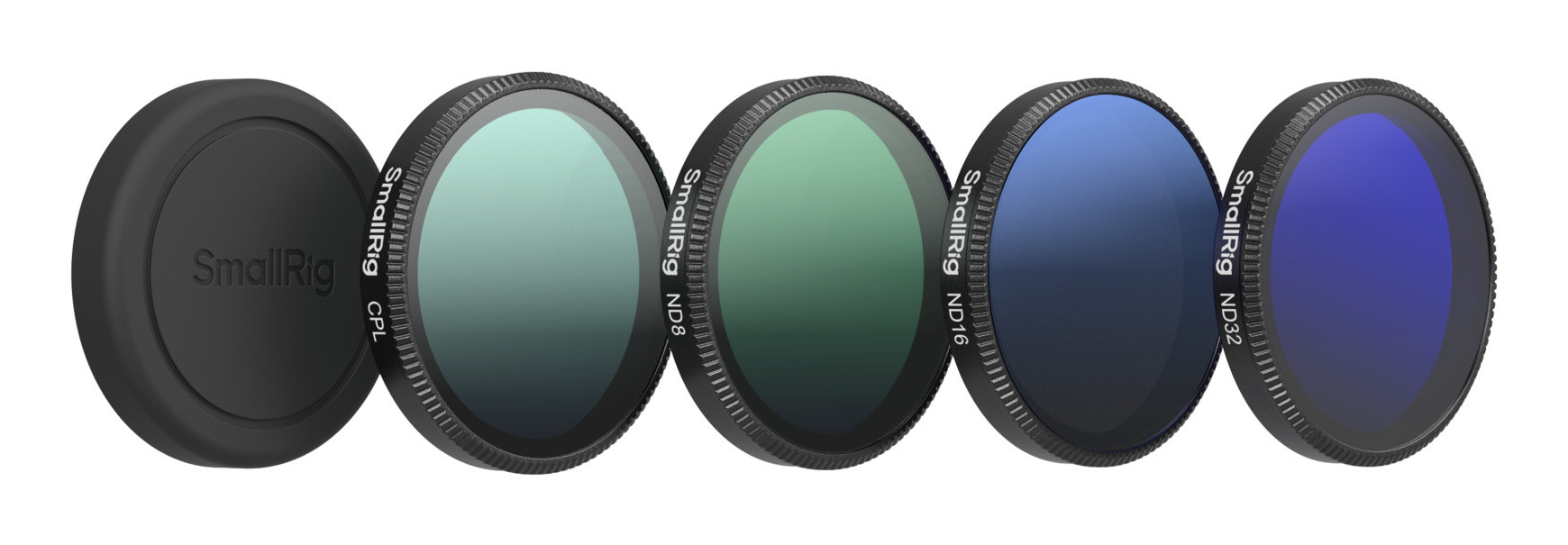 SmallRig ND Filter Kit for DJI Osmo Action 6 5 Pack CPL ND8 ND16 ND32 Multi-Coat