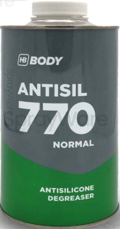 HB Body Antisil 770 Degreaser 1L Normal Panel Wipe Antisilicone Clean Paint Prep