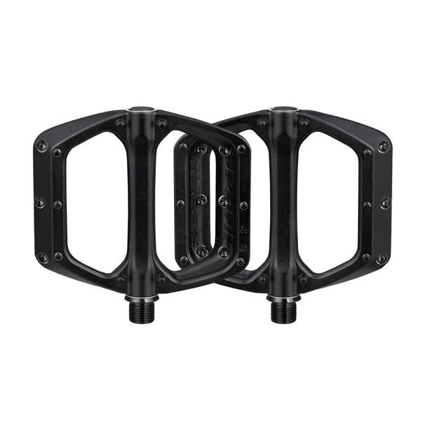 Spank Spoon DC Flat Pedals - Alloy MTB Enduro - Black - NEW! RRP £60 🇬🇧