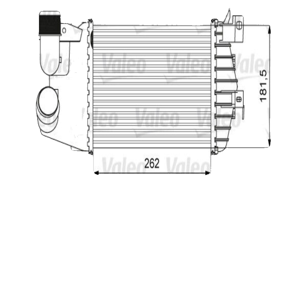 VALEO-OE 818627 Charge Air Cooler for OPEL,VAUXHALL