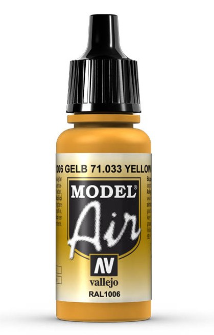 Vallejo Model Air Color 71.033 - Ochre Yellow - 17 ml - Image 5