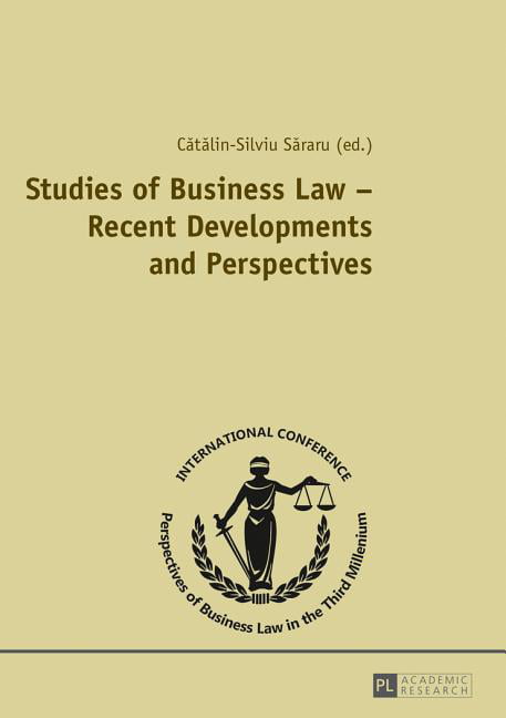 Studies of Business Law  Recent Developments and Perspective... - 9783631641286