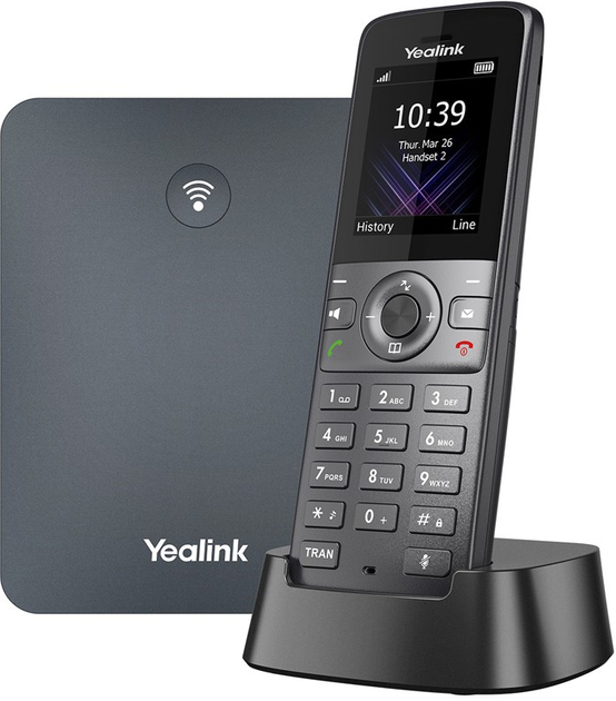 Yealink W74P DECT System Dunkelgrau 1,8"" LCD IP-Telefon mit Basisstation NEU - Bild 3
