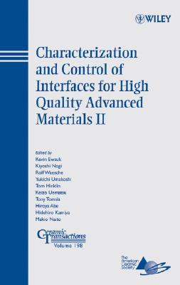 Characterization and Control of Interfaces for High Quality A... - 9780470184141