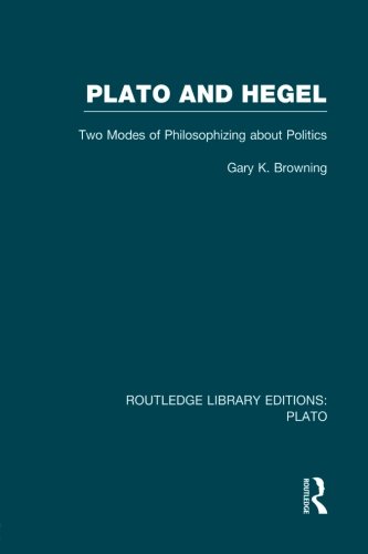 Plato and Hegel (RLE: Plato) by Gary Browning - 9780415751513