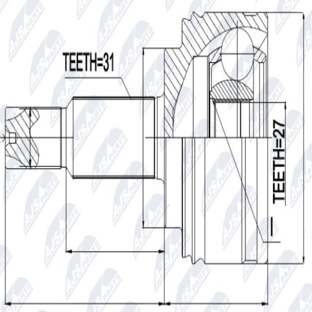 Fits NTY NPZ-RE-041 external joint - Image 4