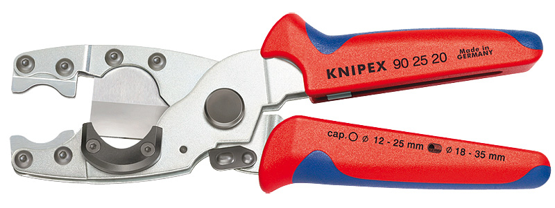 Knipex 210mm Plastic & Composite Pipe Tube Cutter 35mmØ Max Cutting 90 25 20