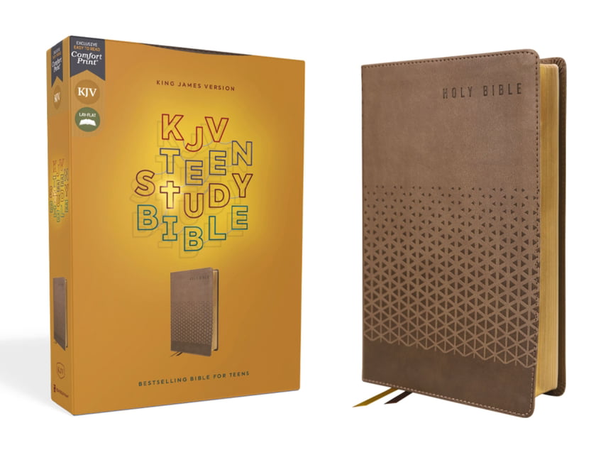 KJV, Teen Study Bible, Leathersoft, Brown, Comfort Print by L... - 9780310460954