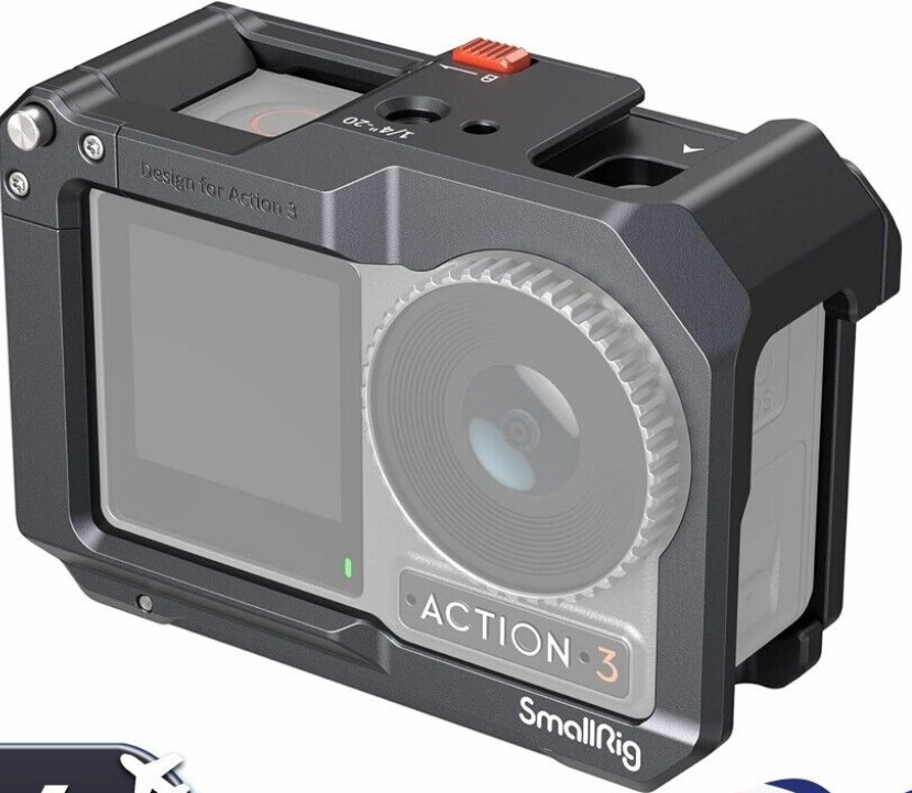 SmallRig Camera Cage for DJI Osmo Action 5Pro/ 4/ 3 Camera Protective Cover Case