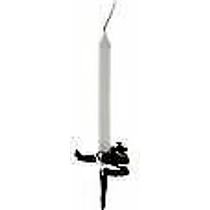 Vivi Celebrations - Silver Plated Cake Candle Holder - Helicopter