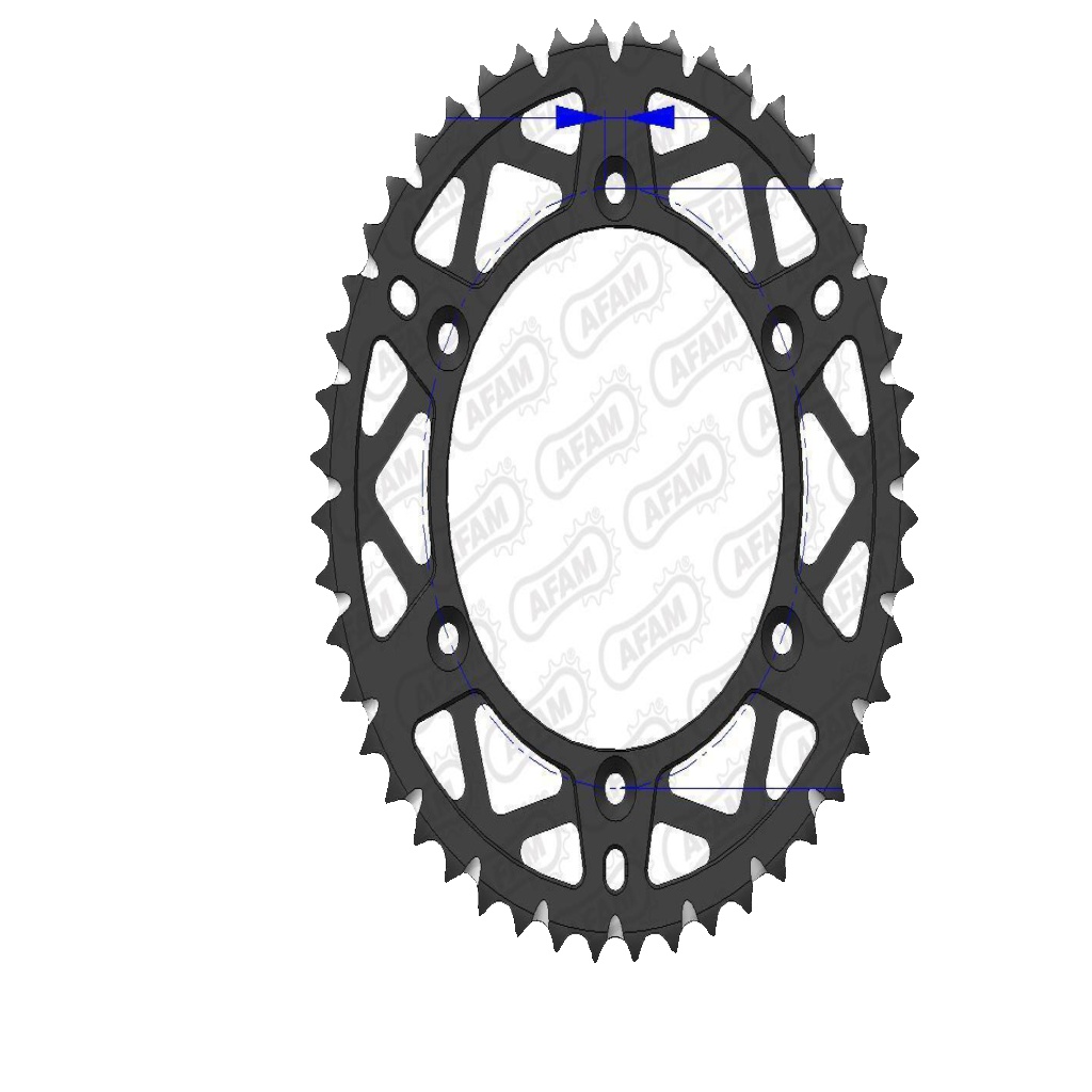 Lightweight Self-Cleaning Aluminum AFAM 15206-Step 520 Motorcycle Chain