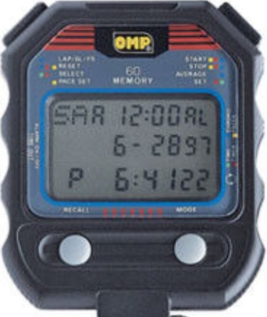 OMP PC90 Handheld Split Time Stopwatch, Triple Display - Motorsport / Race - Image 4