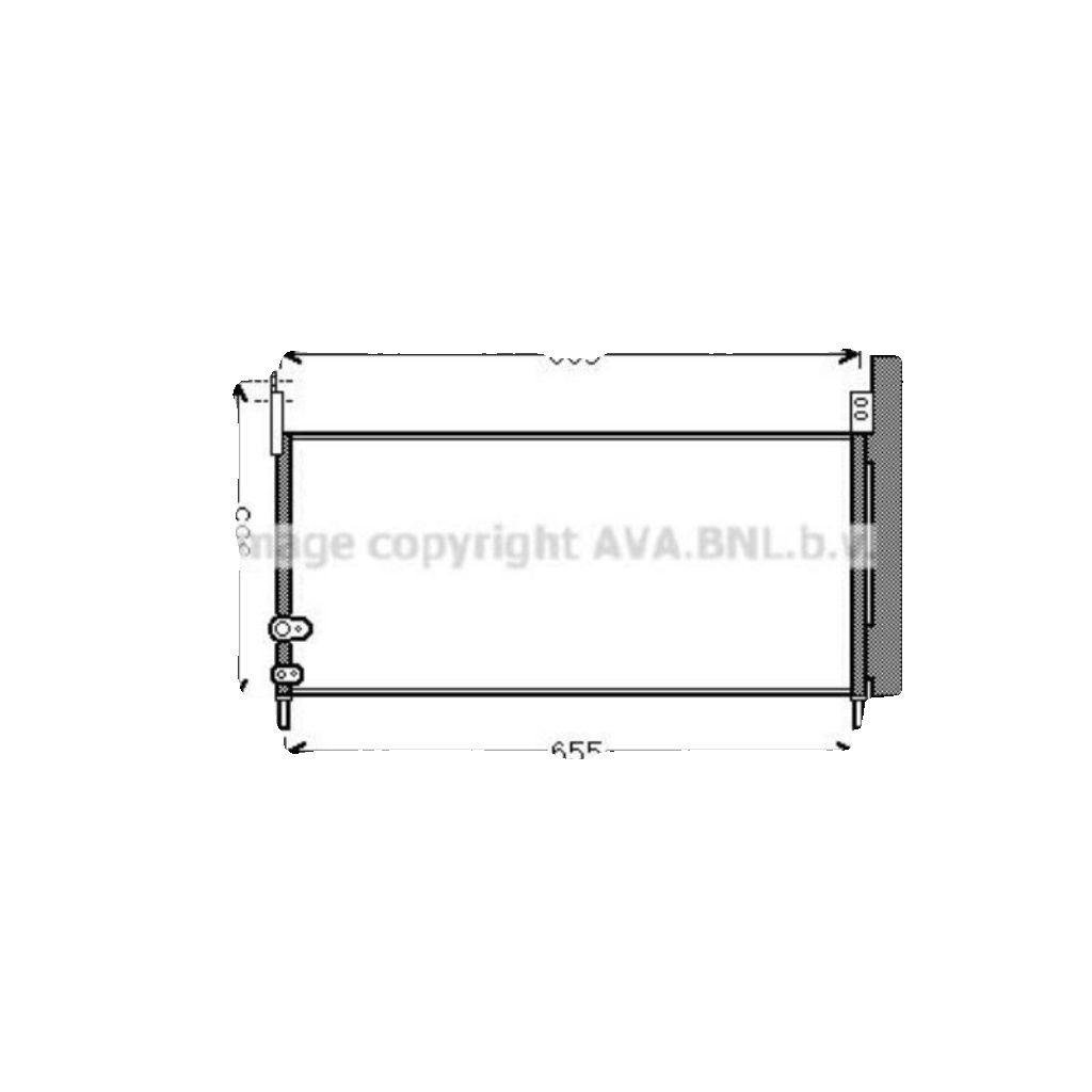 Fits AVA TO5576D AIR CONDITIONING COOLER TOYOTA AURIS (2007) AURIS 1. ⭐UK Stock⭐