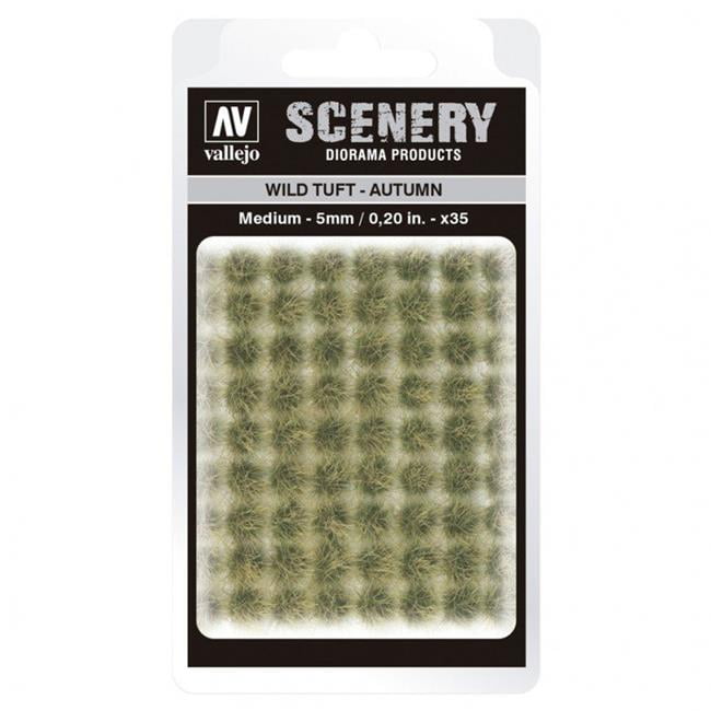 VALSC409 - AV Vallejo Scenery - Wild Tuft - Autumn, Medium: 4mm