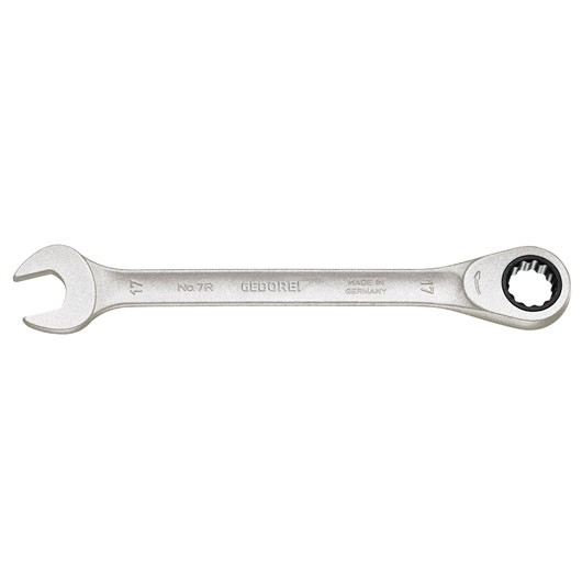 Gedore Open-end Wrench With Ring Ratchet UD Profile 15 mm