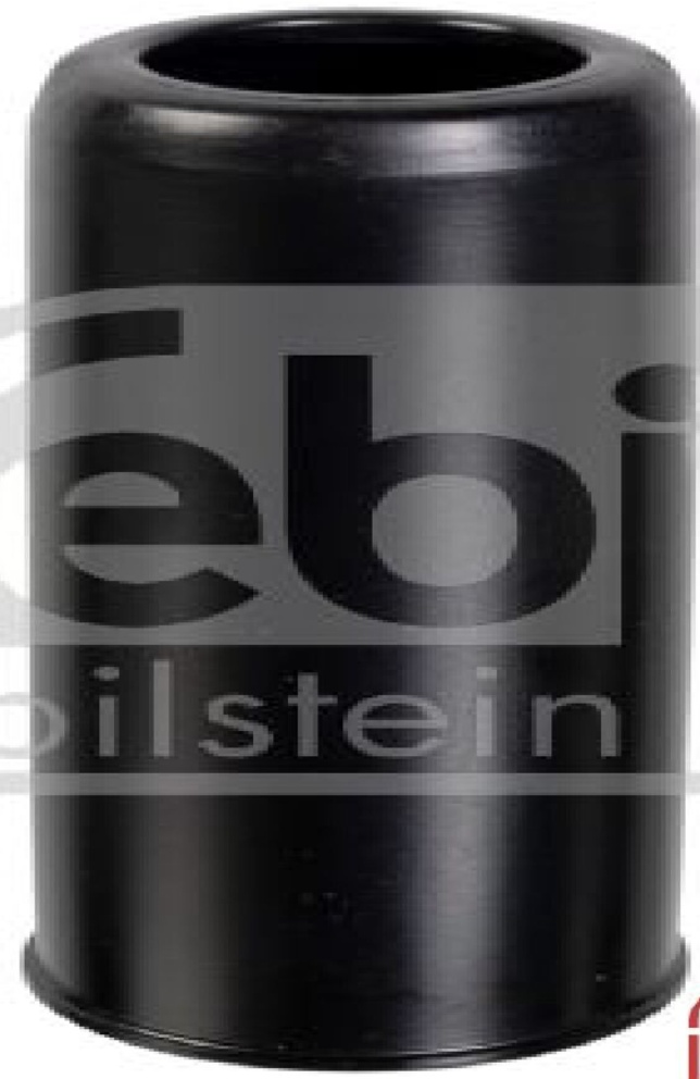 Air shock absorber cover Rear Axle PE (Polyethylene) 36604 FEBI BILSTEIN for VW
