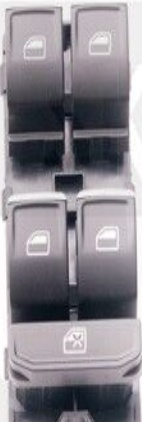 Window lifter switch SKV for VW Golf VII Alltrack Sportsvan Passat (B8)