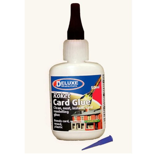 Deluxe AD57 50ml Rocket / Roket Card Instant Glue - For Superquick & Metcalfe