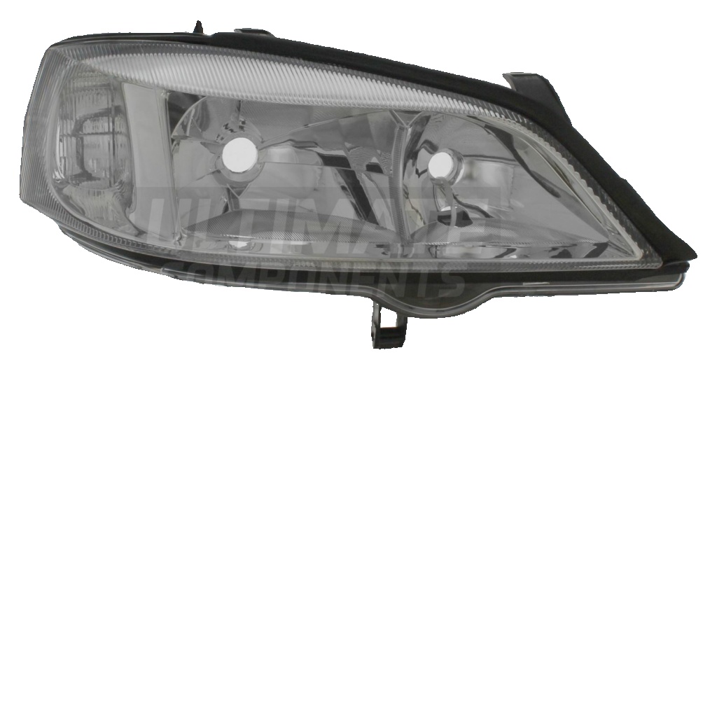 Vauxhall Astra G Convertible 2001-2005 Headlight Lamp With Bulbs Drivers Side