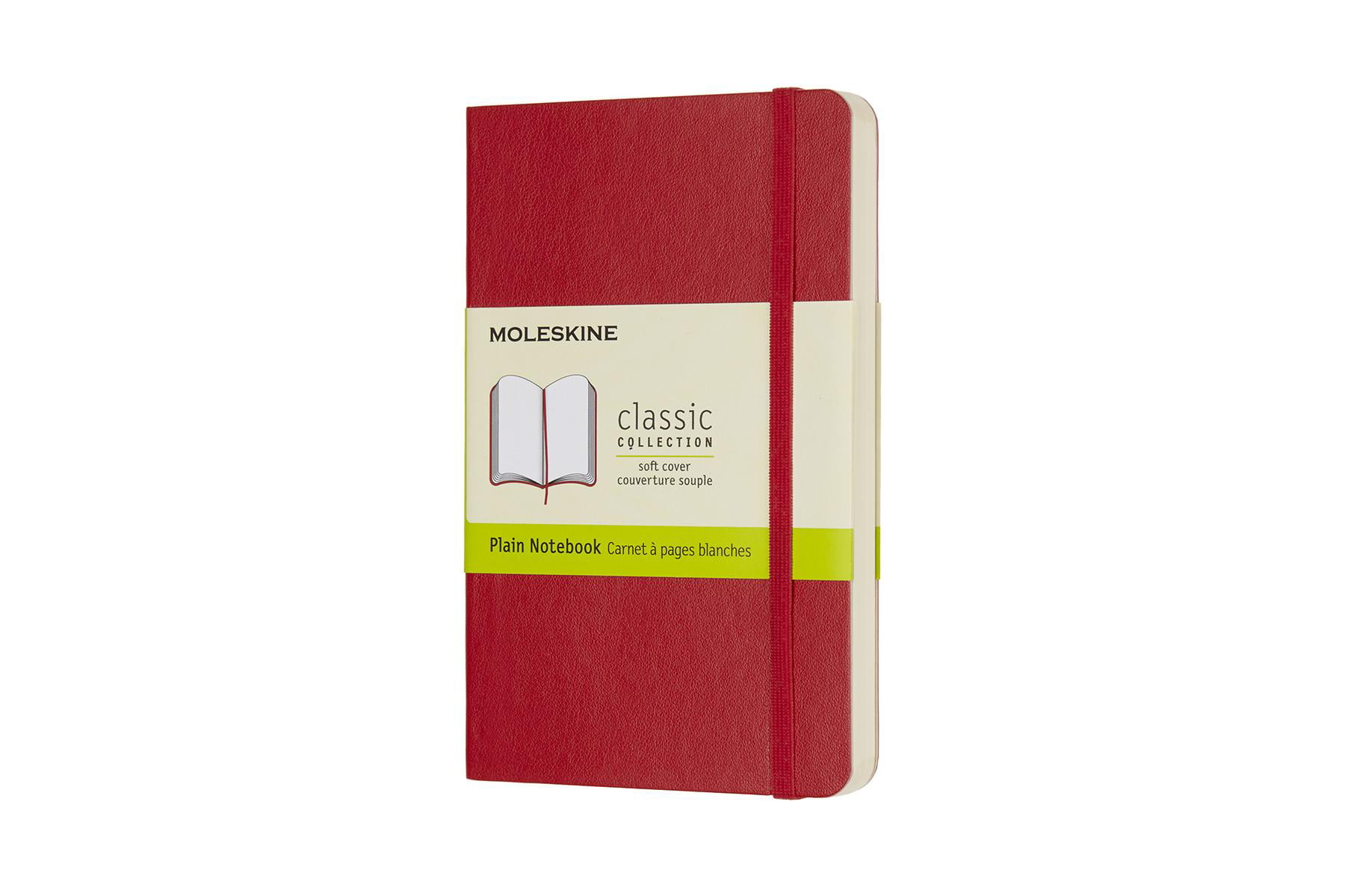 Moleskine Scarlet Red Pocket Plain Notebook Soft by Moleskine... - 8055002854610