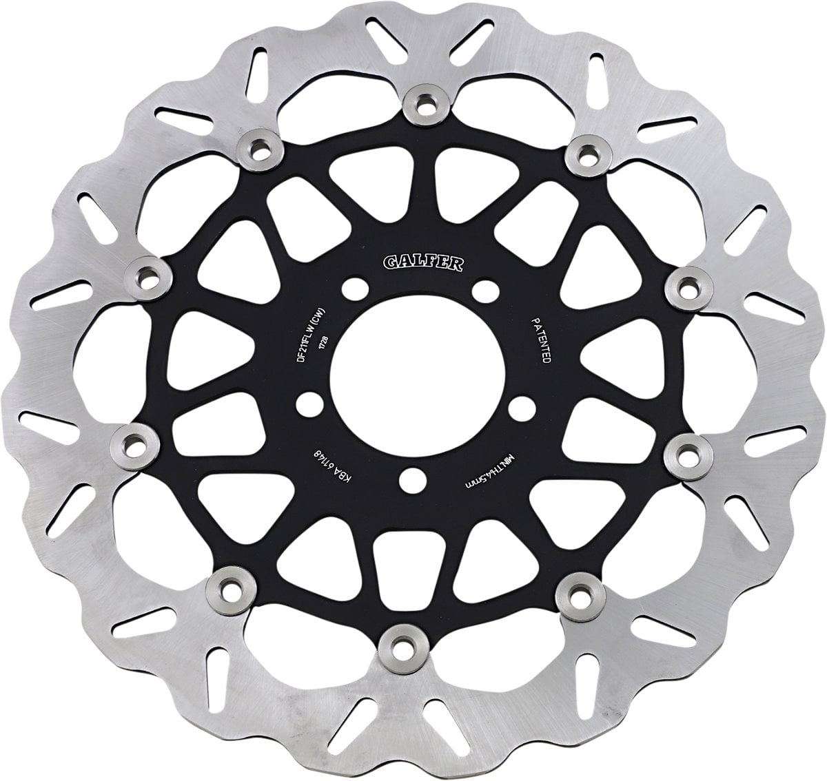 Galfer Front Brake Disc WAVE FLOATING COMPLETE 330x5mm KAWASAKI ZX 10RR ABS 2017
