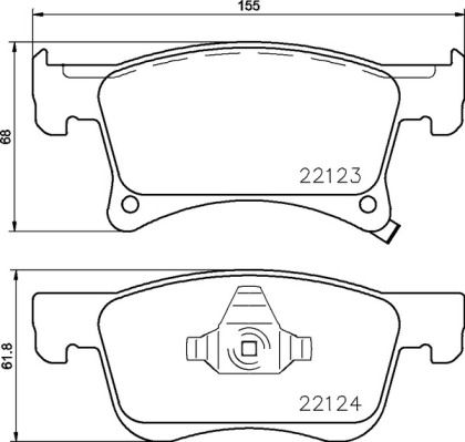 ✅Fits BREMBO KLOCKI SZCZEKI CYLINDERKI P 59 083 BRAKE PADS OPEL CORS ⭐UK Seller⭐ - Image 12