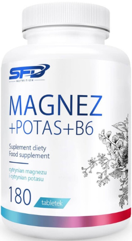 Magnesium Citrate + Potassium Citrate + Vitamin B6 SFD 180 tablets