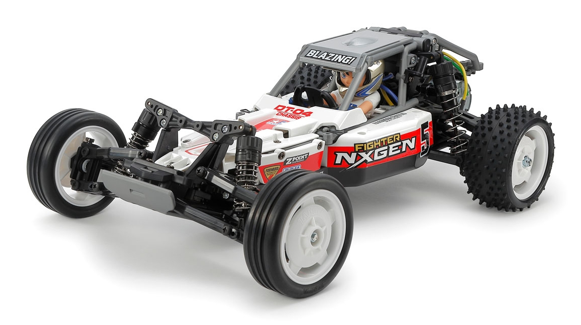 Tamiya RC 58741 Fighter NXGEN (DT-04) Kit All in One Bundle
