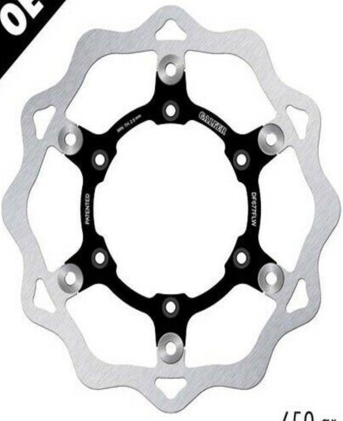 Galfer Front Brake Disc WAVE FLOATING (C. STEEL) 260x3mm GASGAS EC 250 1999>2000