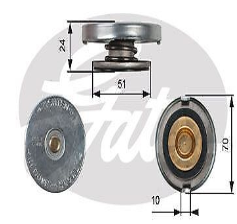 Radiator Cap RC105 Gates Genuine Top Quality Guaranteed New - Image 5