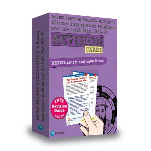 Pearson REVISE Edexcel GCSE History Superpower Relations and the Cold War Revision Cards incl. online revision - for 2026, 2027 exams