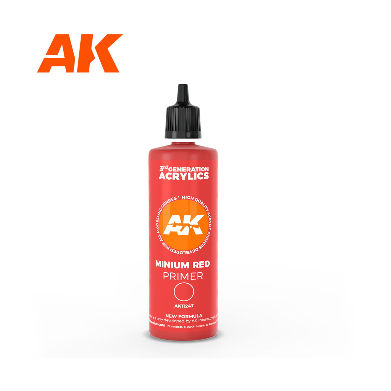 Ak Interactive - Minimum Red Surface Primer 100 ml. 3Gen - Image 3