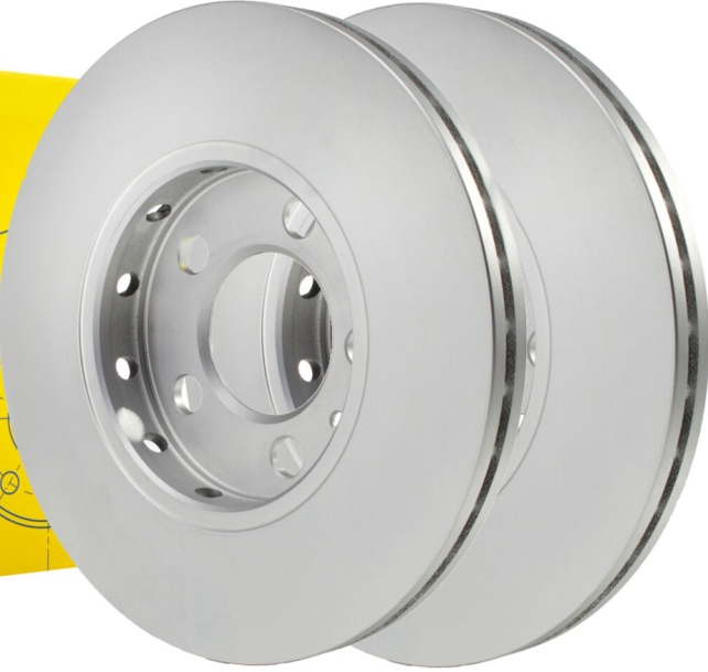 2x Brake Discs Vented Front 296mm ADC1584V Comline 402060002R 402064408R