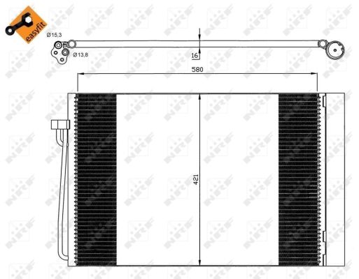 ✅Fits NRF 35537 Condenser, air conditioning ⭐UK Seller⭐ - Image 27