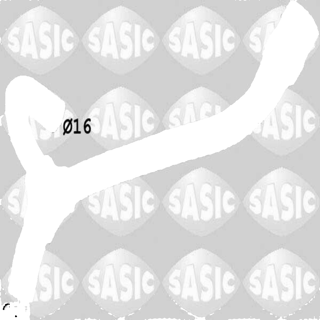 Outlet SASIC 3406337 Radiator Hose for OPEL