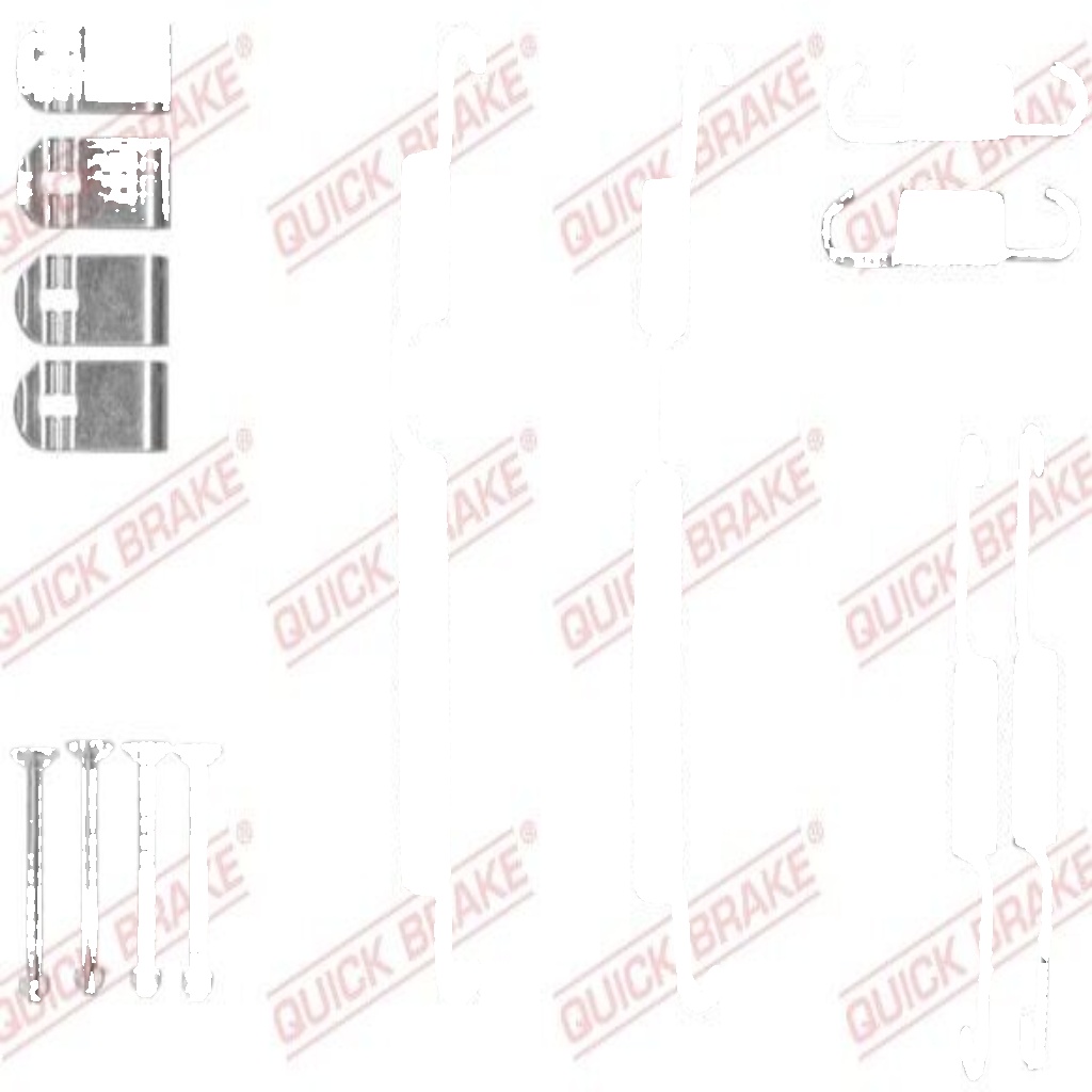 Brake shoe fitting kit 105-0045 QUICK BRAKE for KIA HYUNDAI
