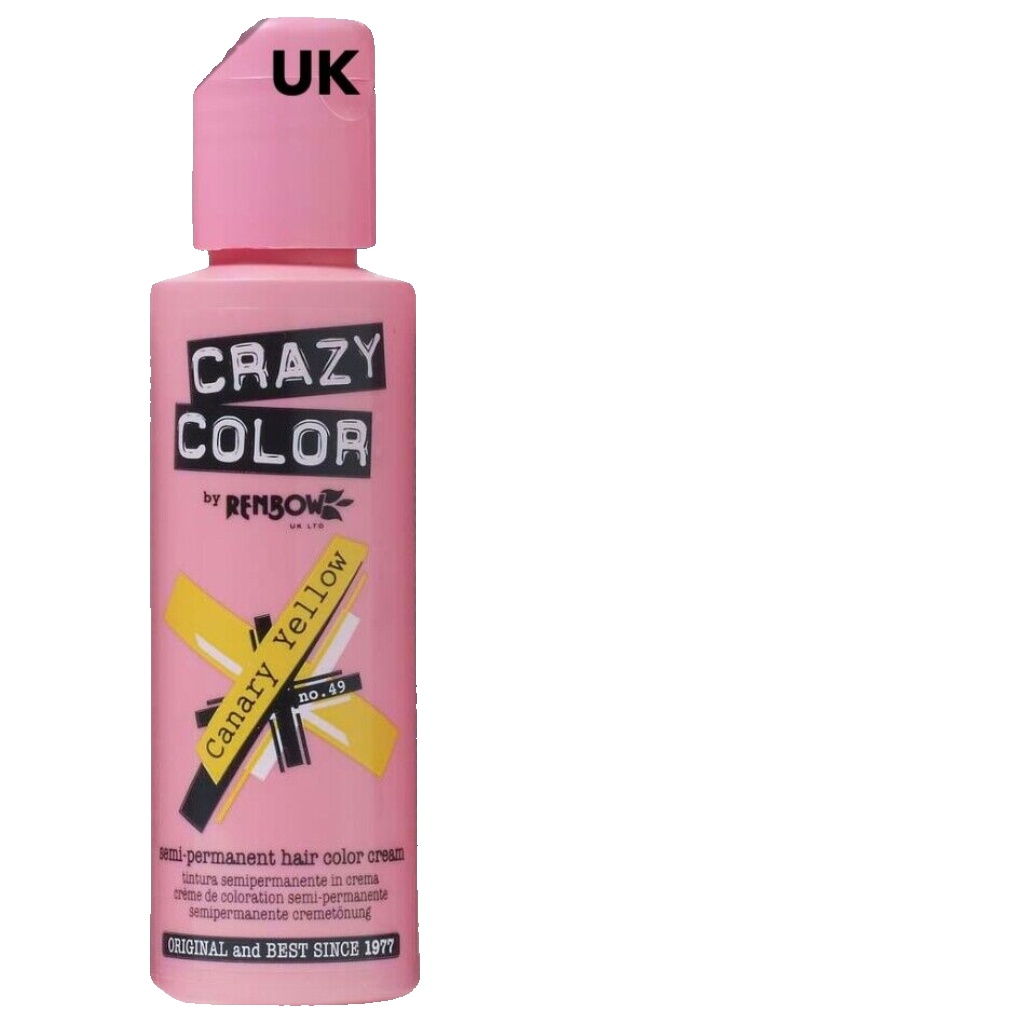 Crazy Color Semi-Permanent Hair Colour 50 Aubergine 100ml