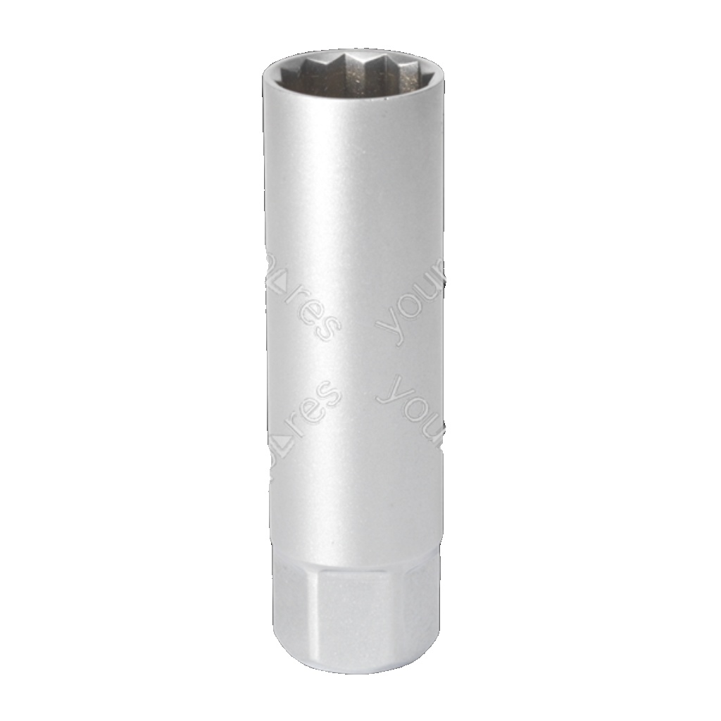 Sealey AK6558 Thin Wall Spark Plug Socket 3/8""Sq Drive 12-Point 14mm
