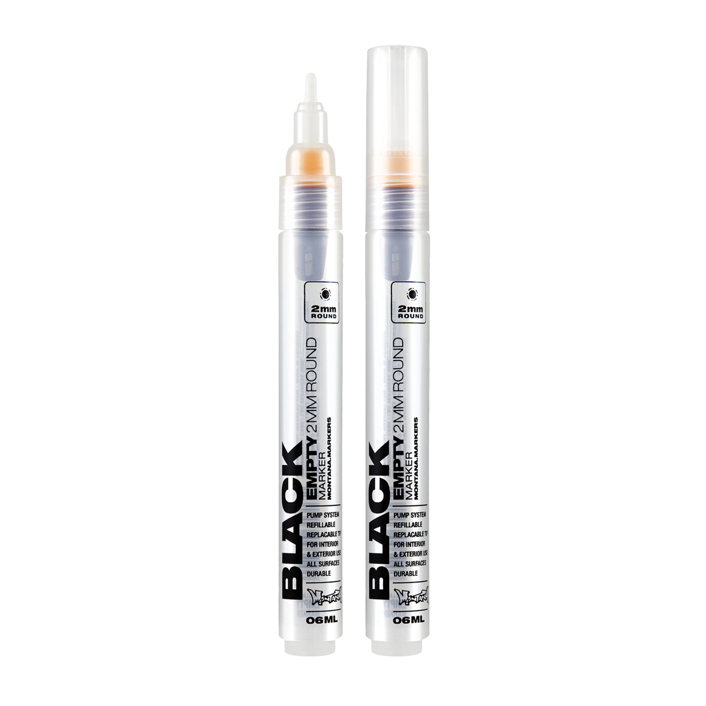 Montana Black Empty Marker 2mm Round