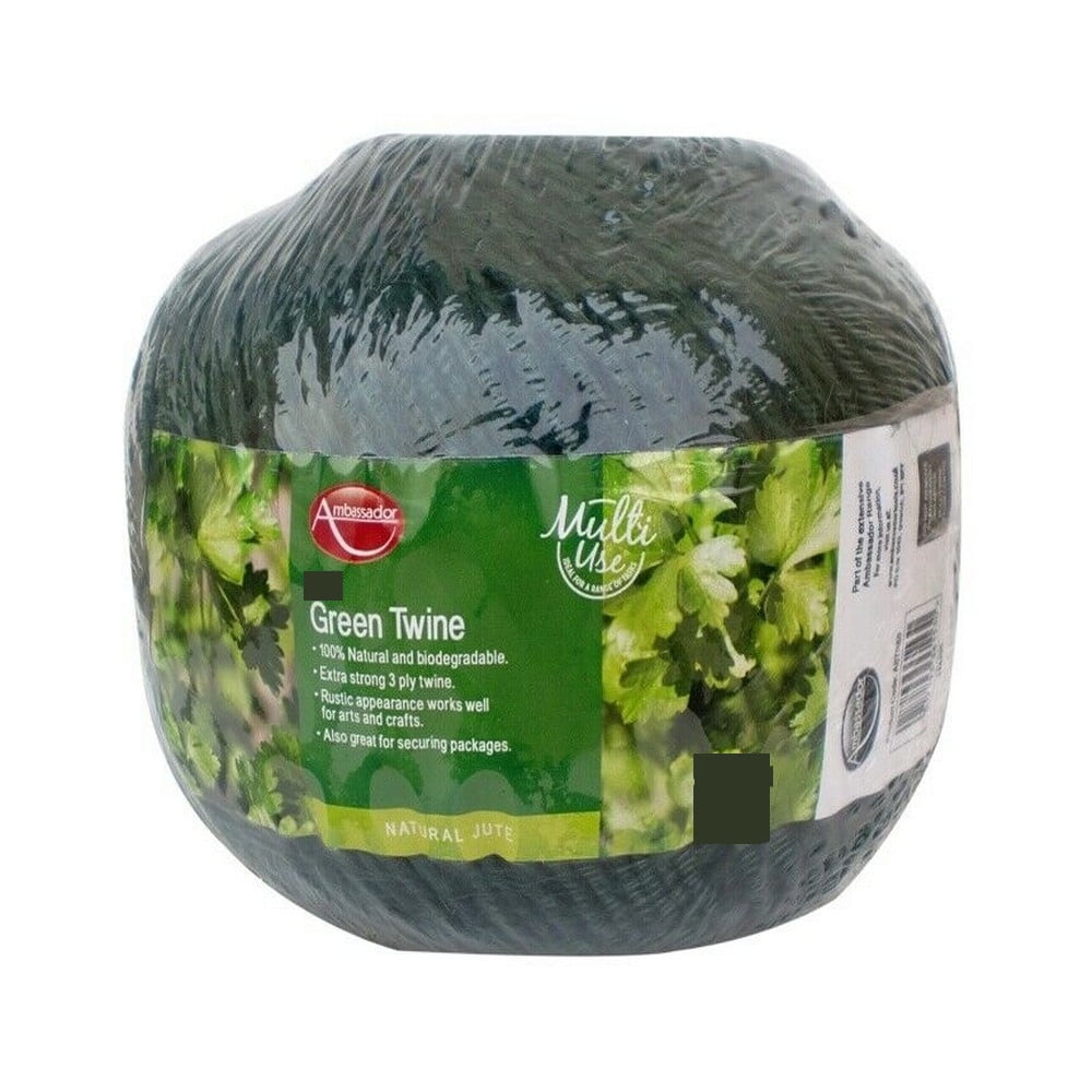 Ambassador Jute Twine - 125m - Green