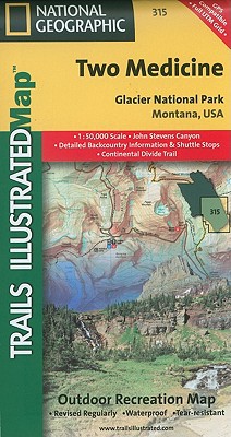 Two Medicine: Glacier National Park  Trails Illustrated National Geographic