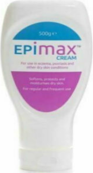 2 X Epimax Cream for Eczema, Psoriasis Body, Soap 500g