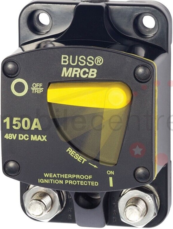 Blue Sea 7148 Surface Mount 187 Series 150A Circuit Breaker 12 to 48 volt DC