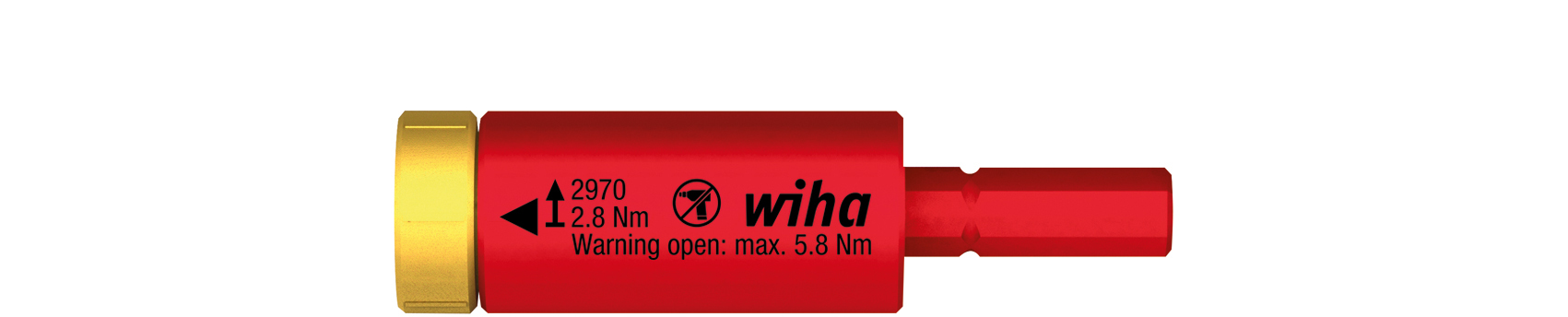 Wiha 41344 EasyTorque Electric Torque Adapter for SlimBits and SlimVario Holder