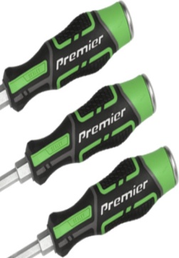 Sealey Screwdriver AK4942HV Set 3pc Hammer-Thru 450mm Premier LIFETIME GUARANTEE