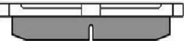 Rear MEYLE 025 240 5815/W Brake Pad Set, disc brake for KIA