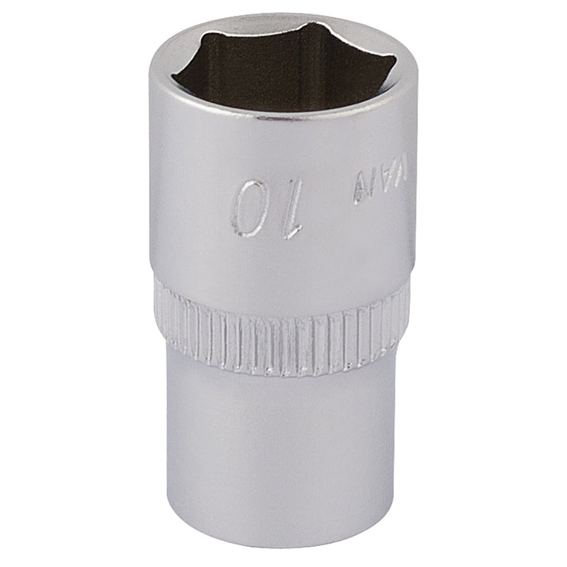 Draper 11099 Elora Hexagon Socket 1/4"" Sq Dr 10mm