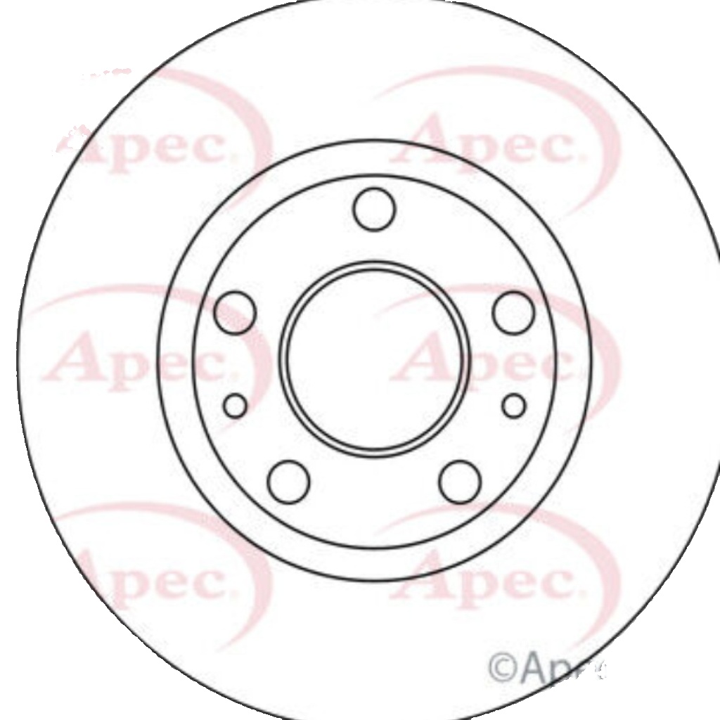 Apec Brake Disc Front Single 402060010R 402064151R 8660001232 DSK2676